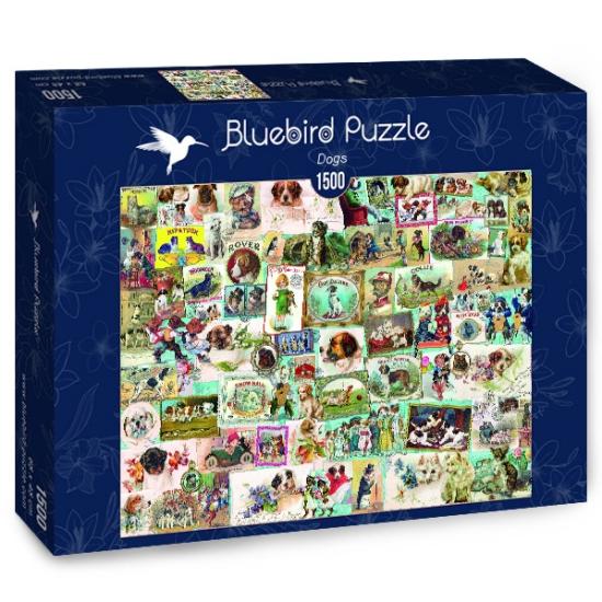 Puzzle Bluebird Cães de 1500 Peças