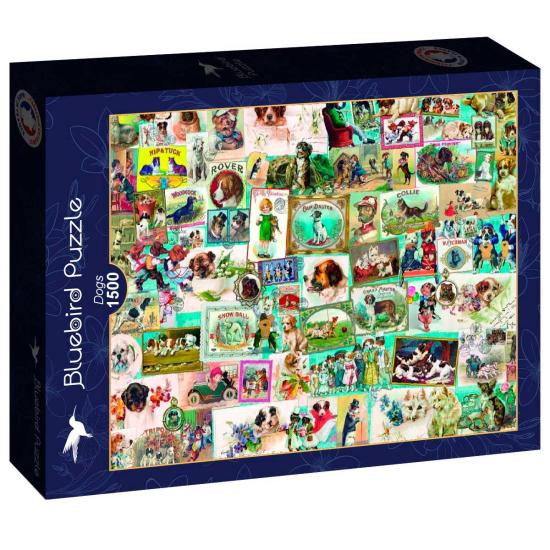 Puzzle Bluebird Cães de 1500 Peças