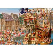 Puzzle Bluebird Piratas de 1000 Peças