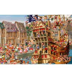 Puzzle Bluebird Piratas de 1000 Peças