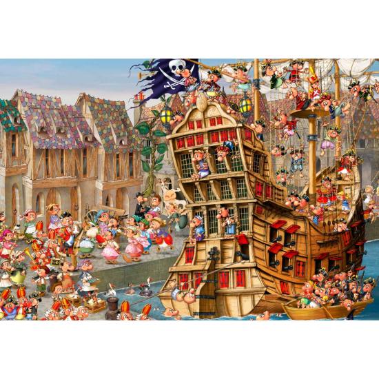 Puzzle Bluebird Piratas de 1000 Peças Puzzle Bluebird Piratas de 1000 Peças