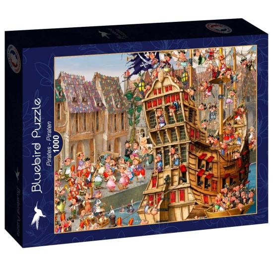 Puzzle Bluebird Piratas de 1000 Peças Puzzle Bluebird Piratas de 1000 Peças