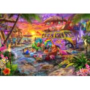 Puzzle Bluebird Praia Hippie de 1000 Peças
