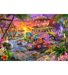 Puzzle Bluebird Praia Hippie de 1000 Peças