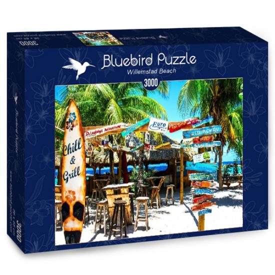 Puzzle Bluebird Praia Willemstad 3.000 peças