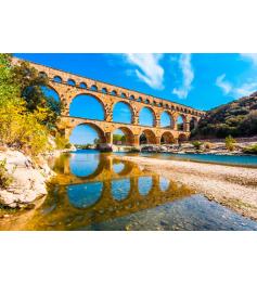 Puzzle Bluebird Pont du Gard, França de 1000 Pçs