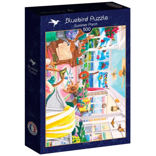 Puzzle Bluebird Varanda de Verão de 500 peças