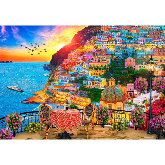 Puzzle Bluebird Positano Italia 1000 peças