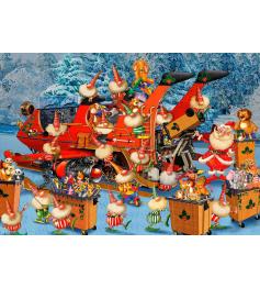 Puzzle Bluebird Preparou a Distribuição de Natal de 1000 Pçs