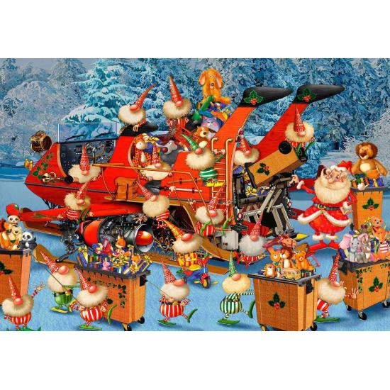 Puzzle Bluebird Preparou a Distribuição de Natal de 1000 Pçs
