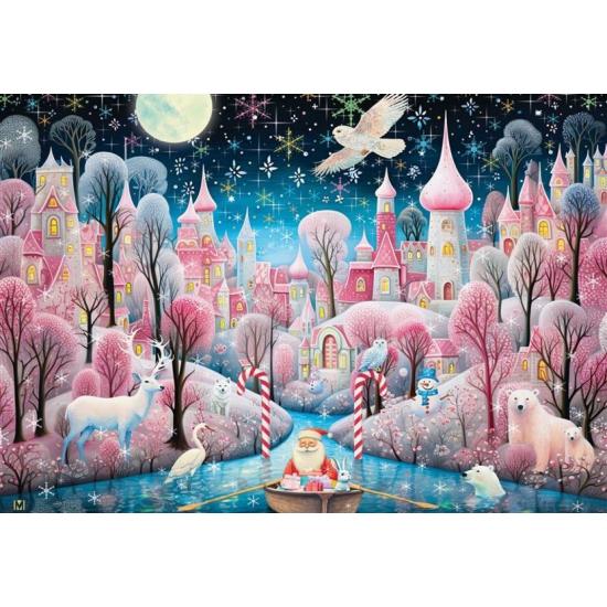 Puzzle Bluebird Vila De Natal 1000 peças