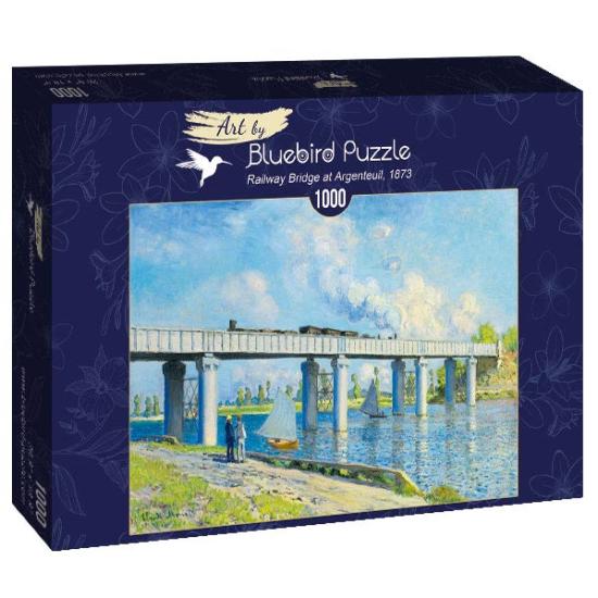 Puzzle Ponte Ferroviária Bluebird em Argentuil 1000 Peças