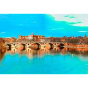 Puzzle Bluebird Ponte Nova, Toulouse de 1000 Peças