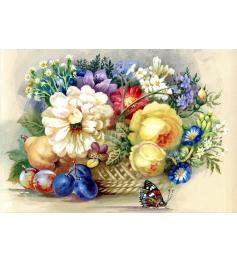 Puzzle Bluebird Bouquet de Outono de 1000 Peças