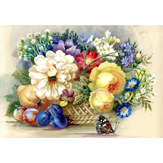 Puzzle Bluebird Bouquet de Outono de 1000 Peças Puzzle Bluebird Bouquet de Outono de 1000 Peças