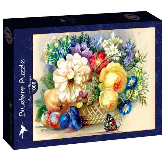 Puzzle Bluebird Bouquet de Outono de 1000 Peças Puzzle Bluebird Bouquet de Outono de 1000 Peças