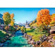 Puzzle Bluebird Ramsau no Outono de 500 peças