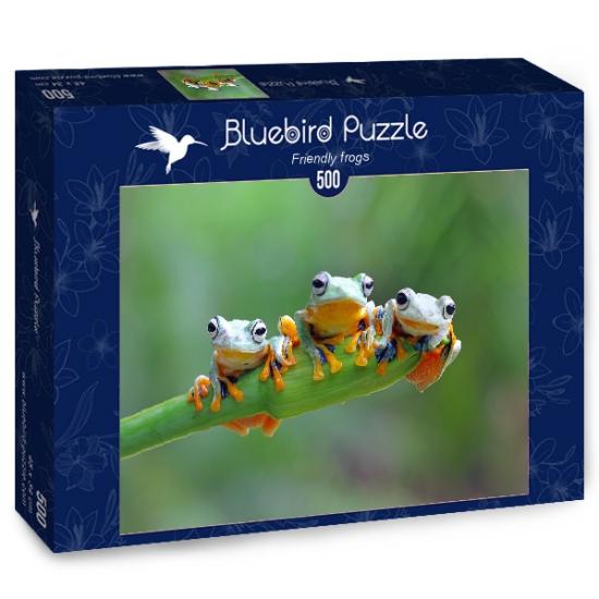 Sapos amigos do Puzzle Bluebird 500 peças