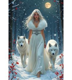 Puzzle Bluebird Rainha Lobo 1000 peças