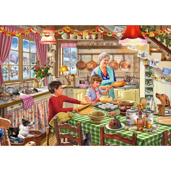 Puzzle Bluebird Bolos De Natal Da Vovó de 2000 Peças