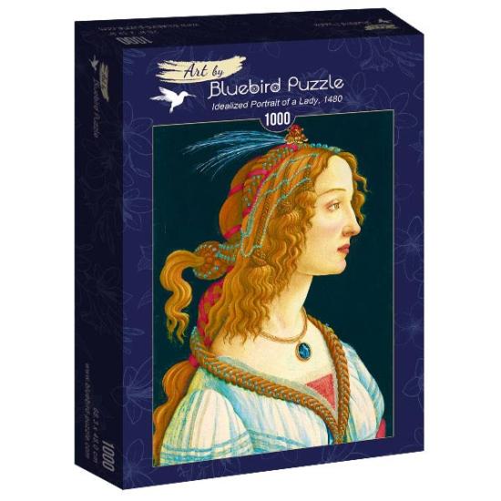 Puzzle Bluebird Retrato idealizado de uma senhora 1000 pe