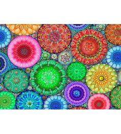 Puzzle Bluebird Roseton de 1000 Peças