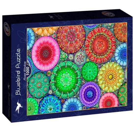 Puzzle Bluebird Roseton de 1000 Peças