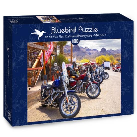Puzzle Bluebird Rt66 Oatman motocicletas 1.000 peças