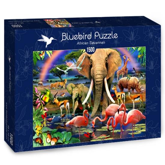 Puzzle Bluebird African Savannah 1500 peças