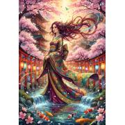 Puzzle Bluebird Sakura de 1000 peças