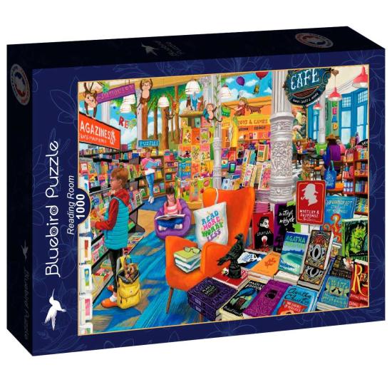 Puzzle Bluebird Sala De Leitura 1000 Peças