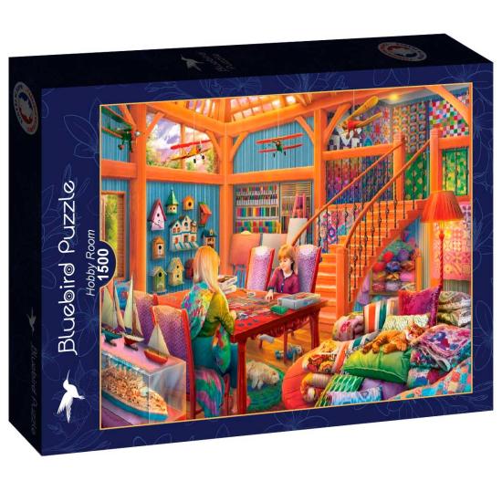 Puzzle Bluebird Sala De Hobby 1500 peças