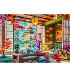 Puzzle Bluebird Salão De Chá Do Japão 1000 Peças