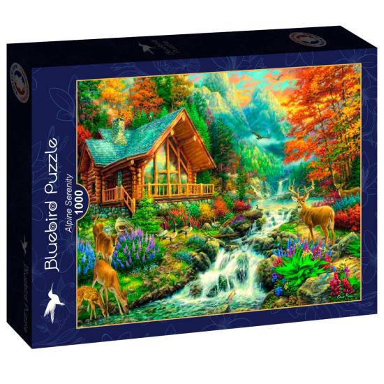 Puzzle Bluebird Serenidade Alpina de 1000 Peças