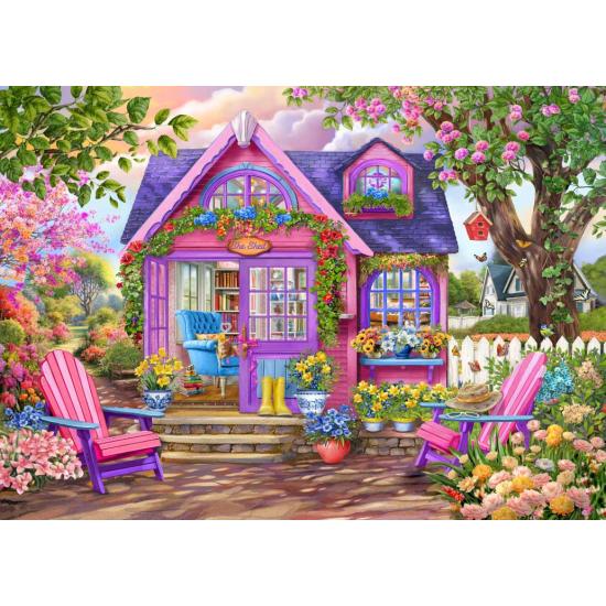 Puzzle Bluebird She Shed de 500 peças Puzzle Bluebird She Shed de 500 peças