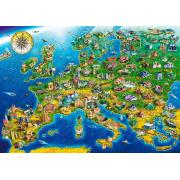 Puzzle Bluebird Símbolos da Europa 1000 Peças