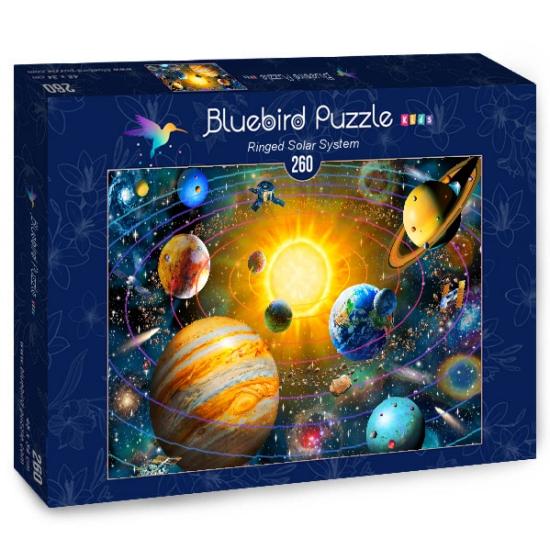 Puzzle de anel de 260 peças do sistema solar Bluebird
