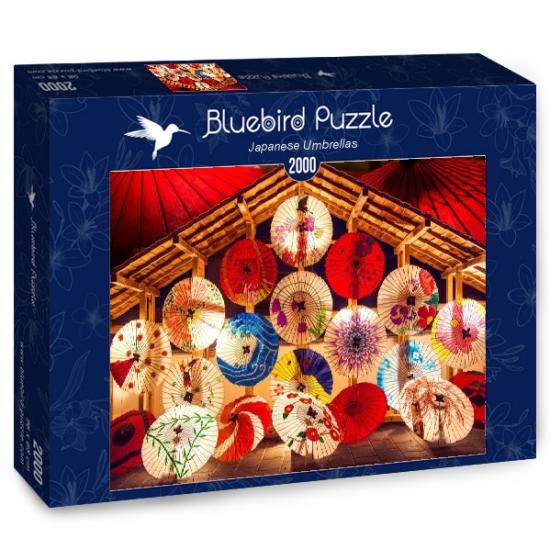 Puzzles Bluebird Guarda-Chuvas Japoneses 2000 Peças