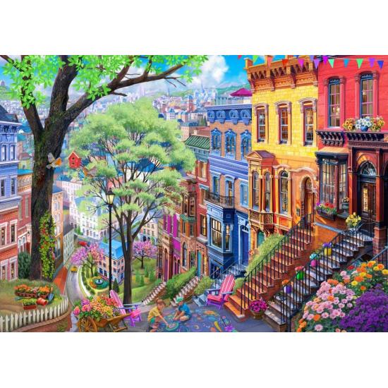 Puzzle Bluebird Spring Hill de 500 peças