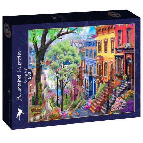 Puzzle Bluebird Spring Hill de 500 peças