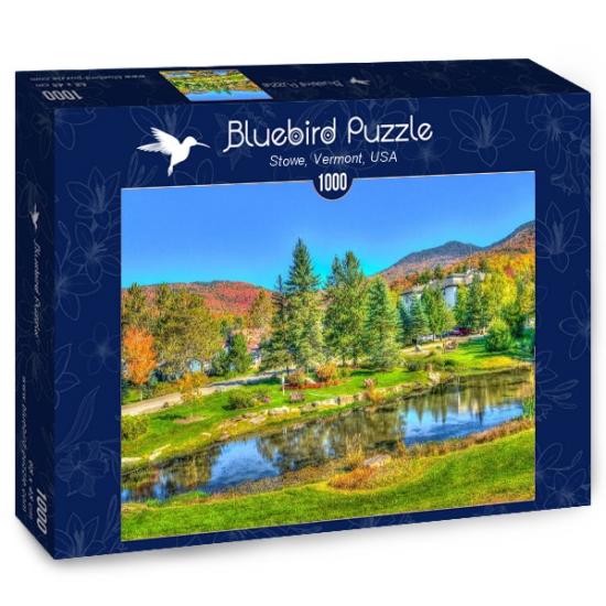 Puzzle Bluebird Stowe, Vermont, EUA 1000 peças