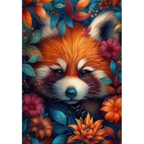 Puzzle Bluebird Tango, O Panda-Vermelho de 1000 peças