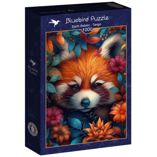 Puzzle Bluebird Tango, O Panda-Vermelho de 1000 peças