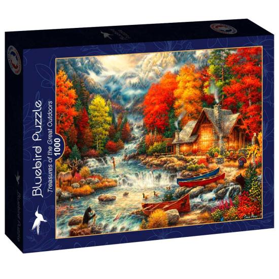 Puzzle Bluebird Tesouros ao Ar Livre de 1000 Peças Puzzle Bluebird Tesouros ao Ar Livre de 1000 Peças
