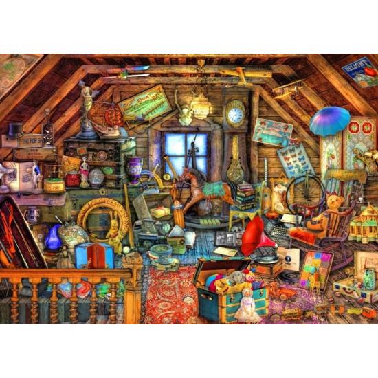 Puzzle Bluebird Sótão de Objetos Escondidos de 500 peças Puzzle Bluebird Sótão de Objetos Escondidos de 500 peças
