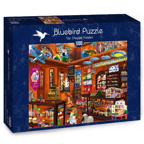 Puzzle Bluebird escondido loja de brinquedos 1000 peças