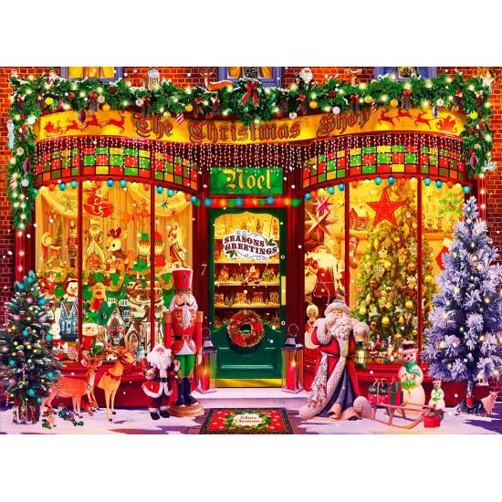 Puzzle Bluebird Loja de Natal 3000 Peças