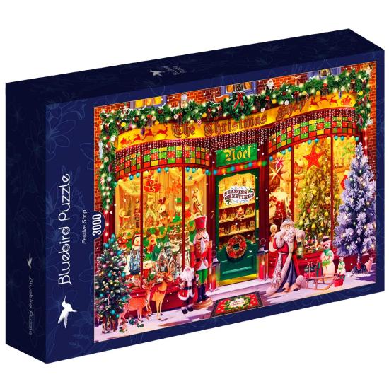 Puzzle Bluebird Loja de Natal 3000 Peças