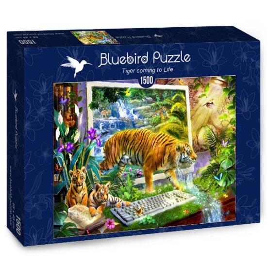 Puzzle Bluebird Tigre Ganhando Vida de 1500 peças