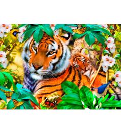 Puzzle Bluebird Tigres nas Sombras MINI 1500 peças